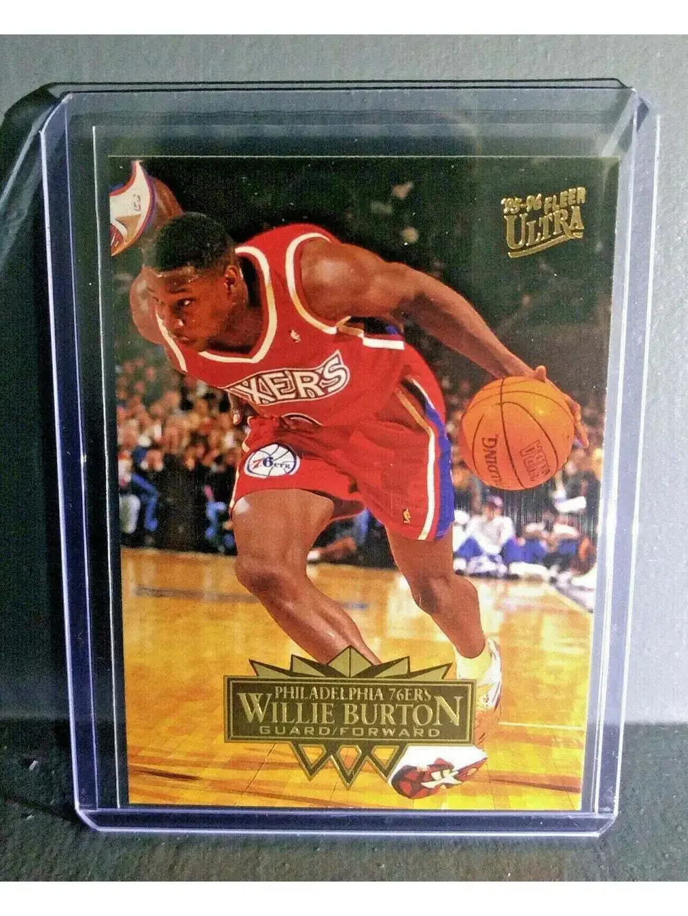 1995-96 Willie Burton Fleer Ultra #133 Basketball Card